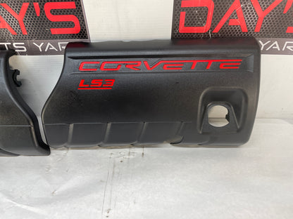 2011 Chevy C6 Corvette Grand Sport RH & LH Engine Appearance Intake Manifold Covers OEM