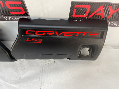 2011 Chevy C6 Corvette Grand Sport RH & LH Engine Appearance Intake Manifold Covers OEM