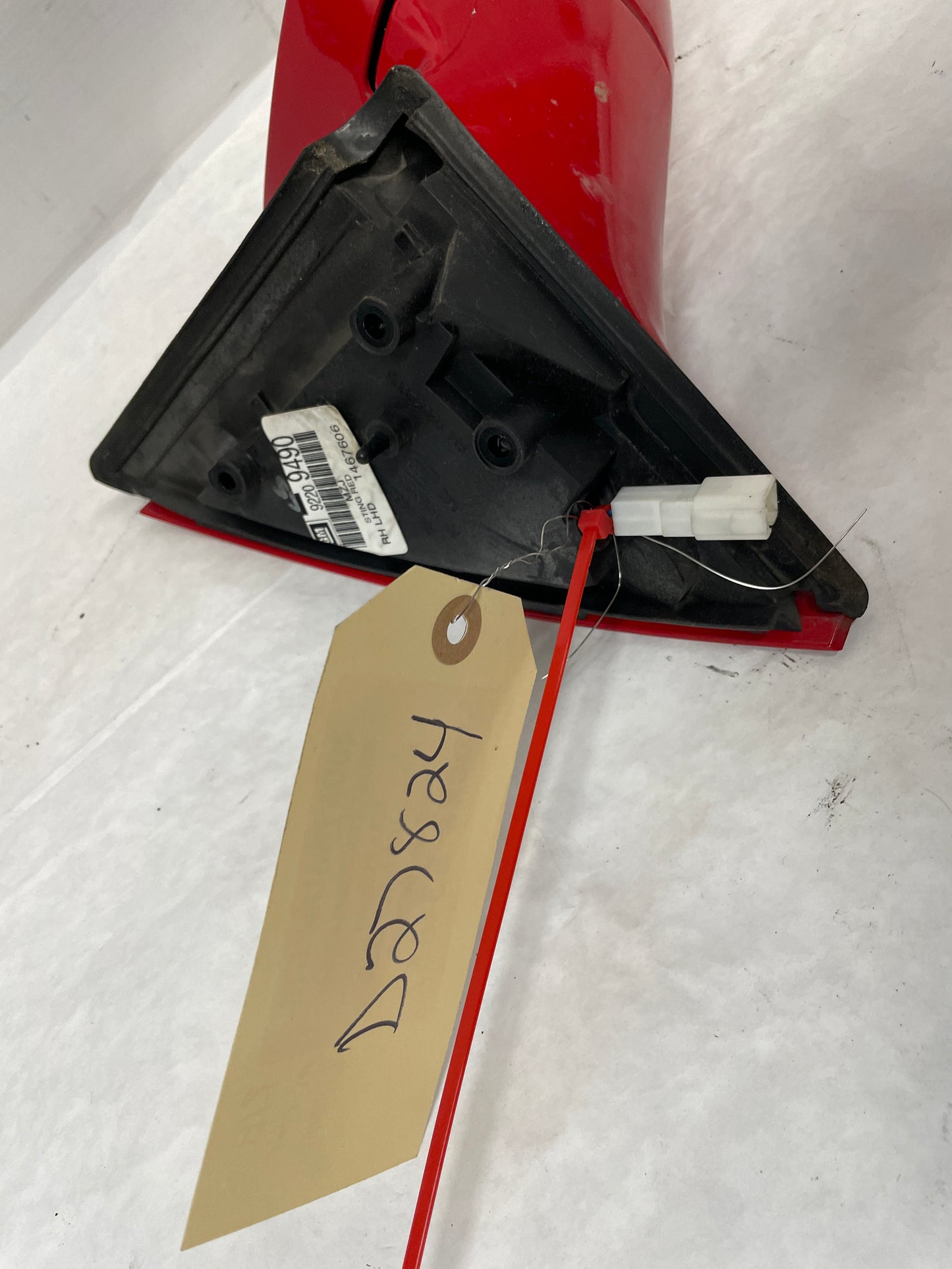 2006 Pontiac GTO RH Passenger Exterior Mirror Red OEM - Day's Parts Yard