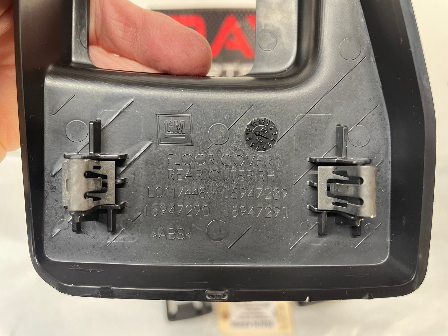 2009 Cadillac CTS-V Sedan RH Passenger Front Seat Track Trim 4 PC OEM - Day's Parts Yard