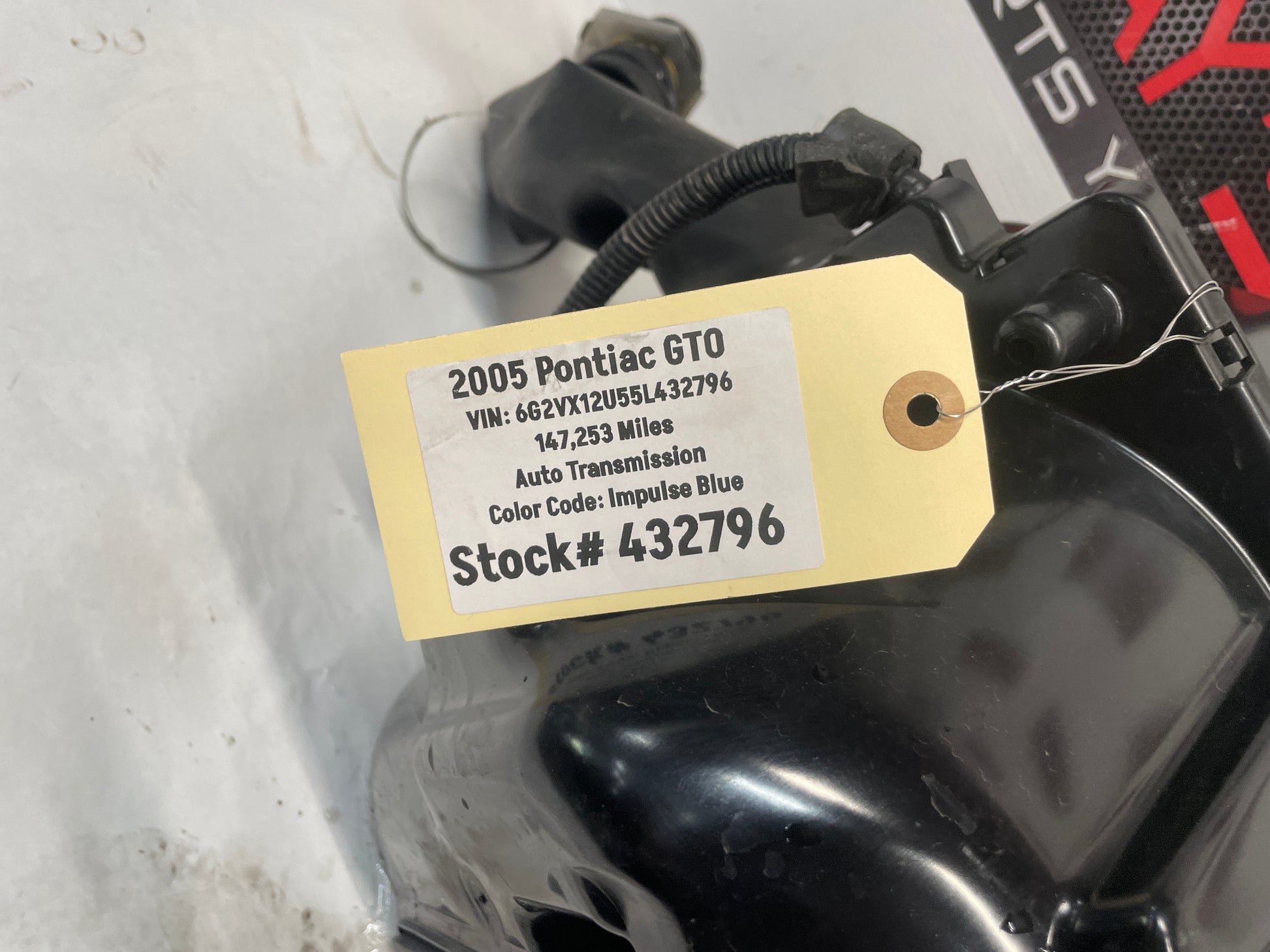 2005 Pontiac GTO Fuel Gas Tank OEM - Day's Parts Yard