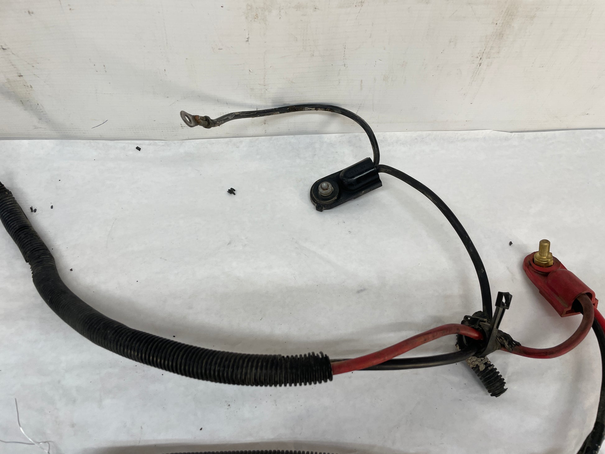 2001 Pontiac Trans AM WS6 Positive Negative Battery Cable Starter Wire Wiring Harness OEM - Day's Parts Yard