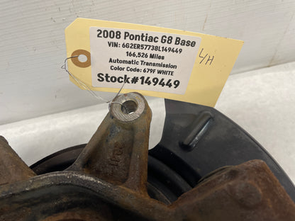 2008 Pontiac G8 Base LH Driver Rear Spindle Hub Knuckle OEM - Day's Parts Yard