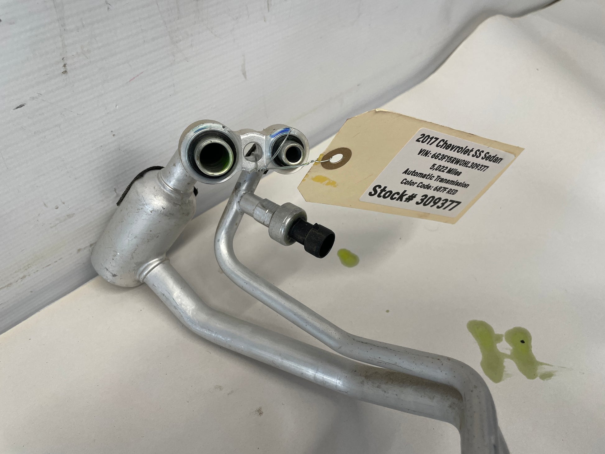 2017 Chevy SS Sedan AC A/C Air Conditioner Hose Line Tube OEM - Day's Parts Yard