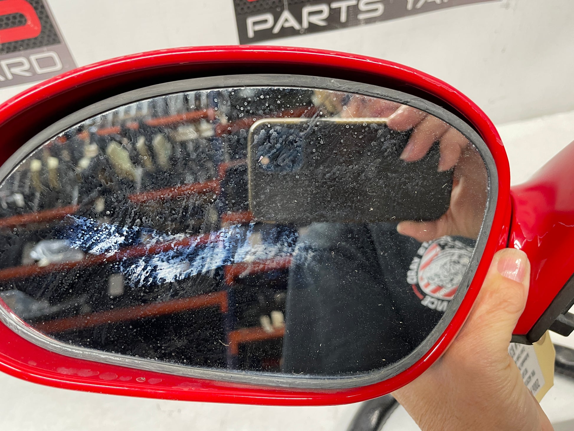 2006 Pontiac GTO RH Passenger Exterior Mirror Red OEM - Day's Parts Yard