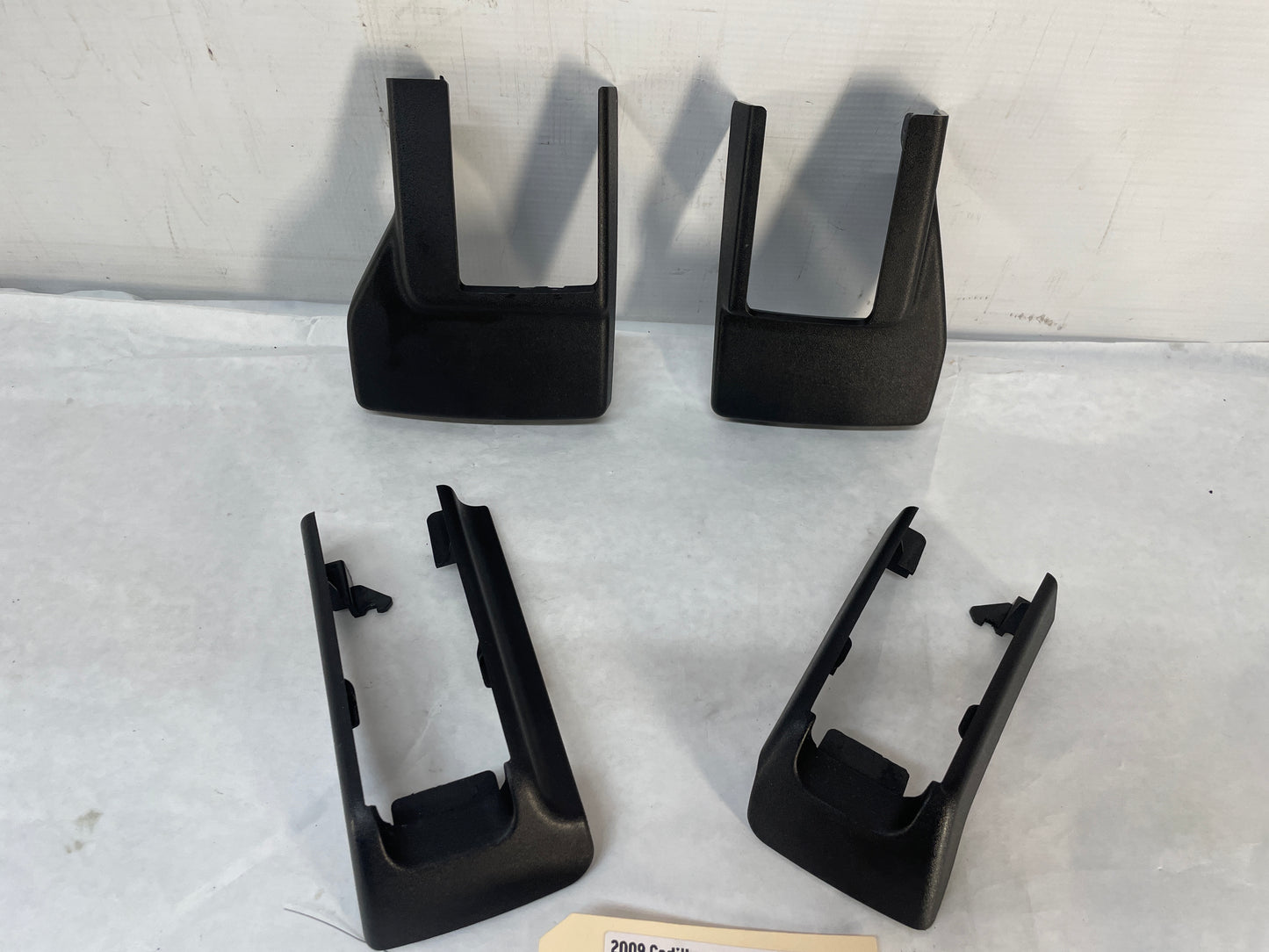 2009 Cadillac CTS-V Sedan LH Driver Front Seat Track Trim 4PC OEM - Day's Parts Yard