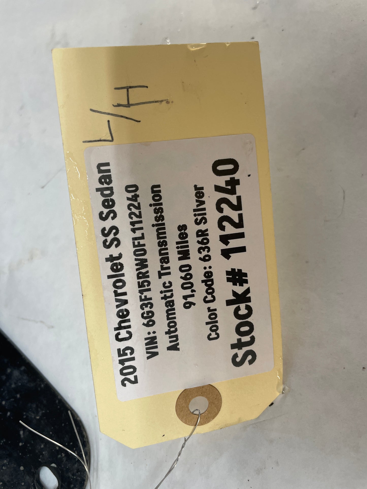 2015 Chevy SS Sedan RH & LH Rear Head Lamp Ride Height Suspension Sensor Set OEM