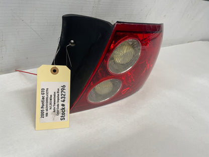 2005 Pontiac GTO RH Passenger Tail Light Taillight Lamp OEM