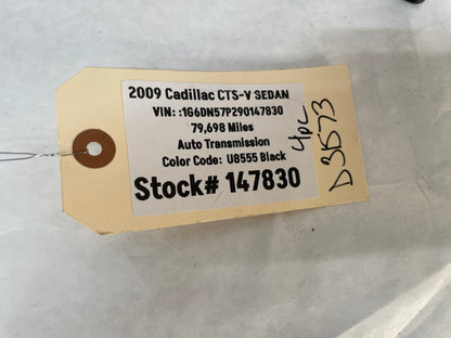 2009 Cadillac CTS-V Sedan LH Driver Front Seat Track Trim 4PC OEM - Day's Parts Yard