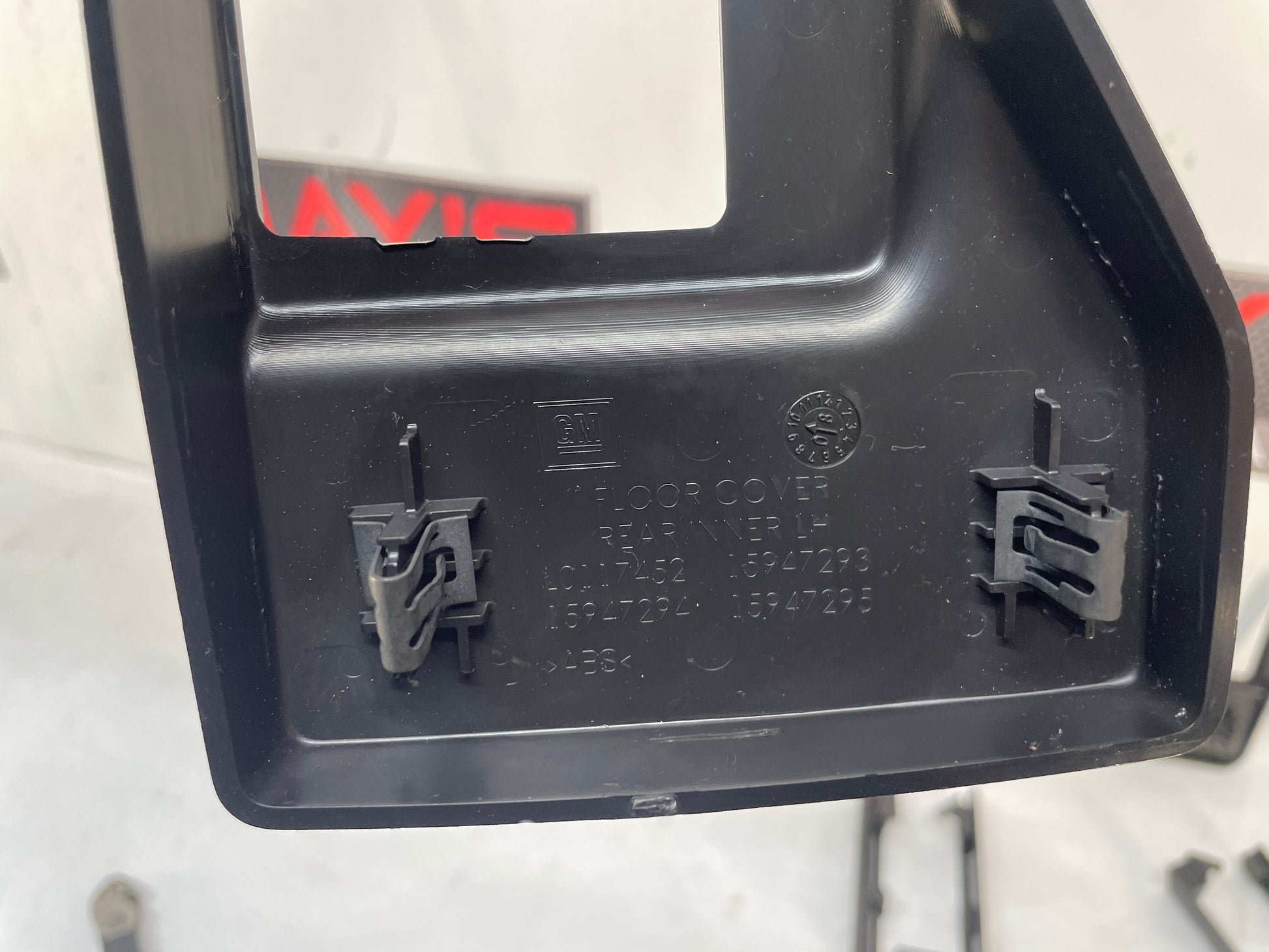 2009 Cadillac CTS-V Sedan LH Driver Front Seat Track Trim 4PC OEM - Day's Parts Yard