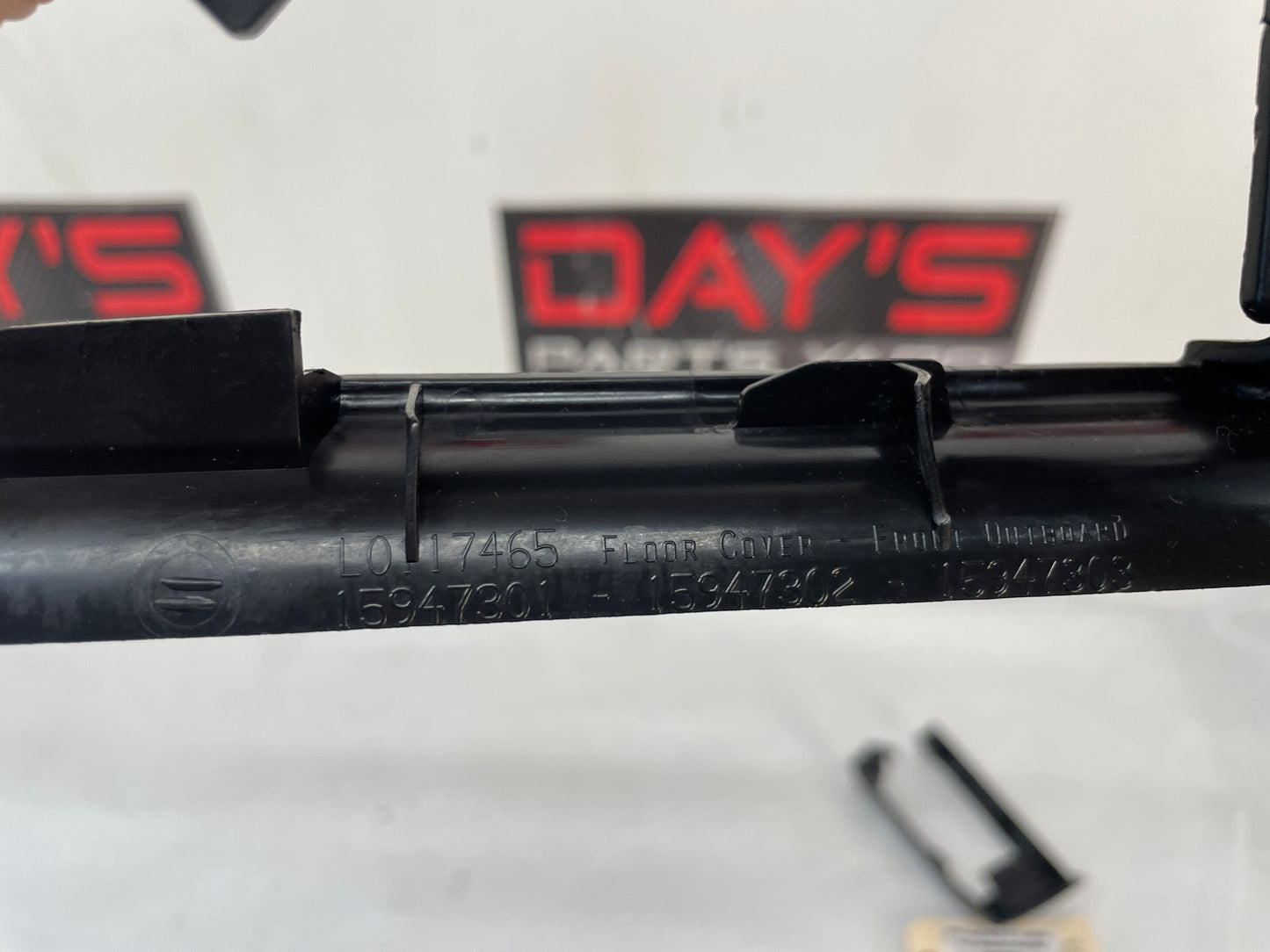 2009 Cadillac CTS-V Sedan LH Driver Front Seat Track Trim 4PC OEM - Day's Parts Yard