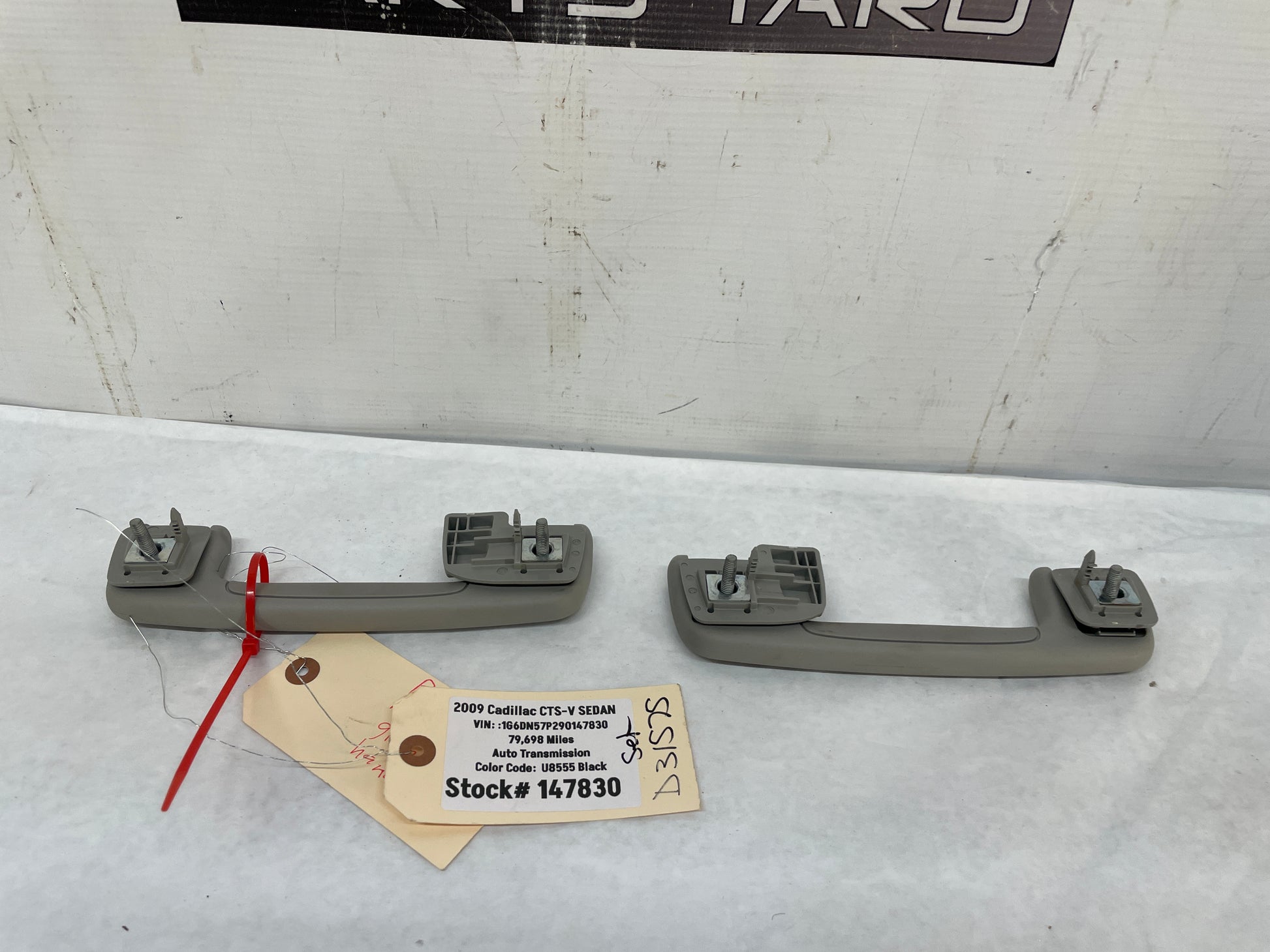 2009 Cadillac CTS-V Sedan RH & LH Rear Roof Grip Assist Handle OEM - Day's Parts Yard