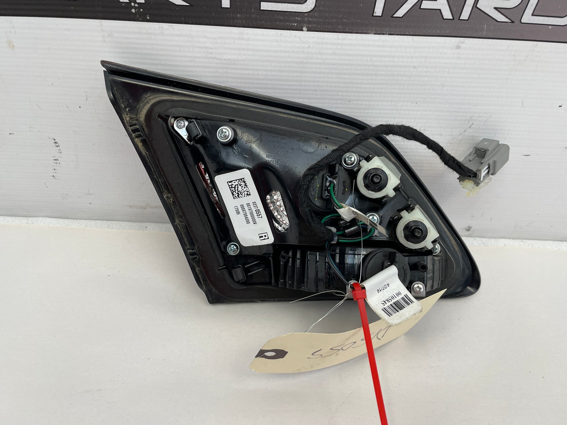 2017 Chevy SS Sedan RH Passenger Inner Tail Light Taillight OEM - Day's Parts Yard