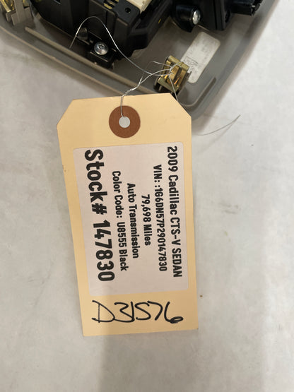 2009 Cadillac CTS-V Sedan Rear Dome Reading Light Lamp OEM - Day's Parts Yard