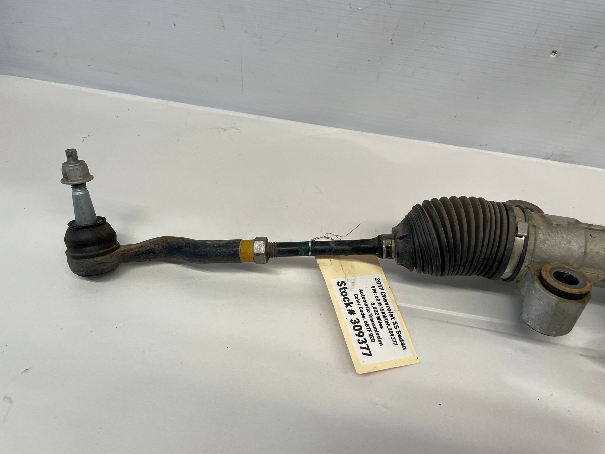 2017 Chevy SS Sedan Steering Rack and Pinion w/ Hardware OEM - Day's Parts Yard