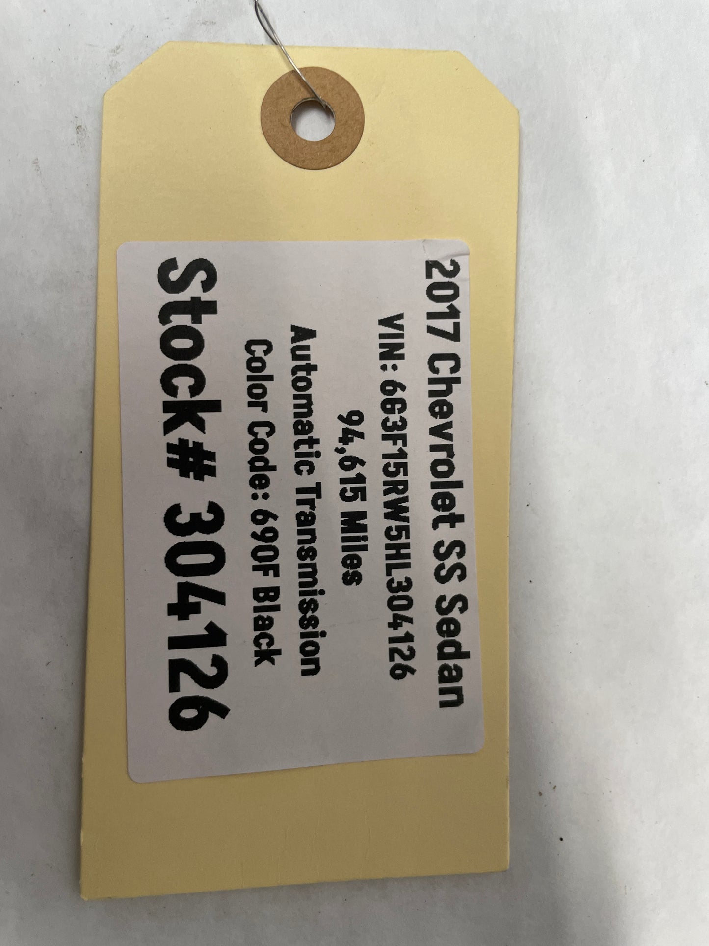2017 Chevy SS Sedan Holden Commodore SS Emblems
