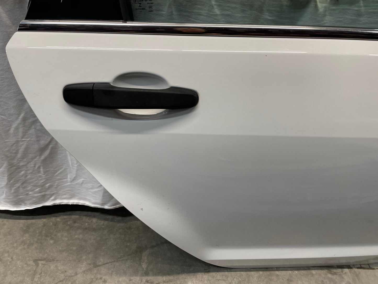 2012 Chevy Caprice PPV RH Passenger Rear Exterior Door White OEM