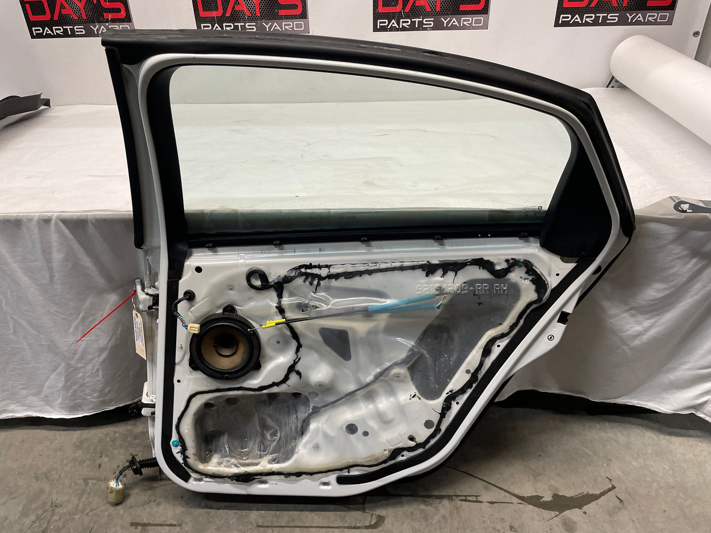 2012 Chevy Caprice PPV RH Passenger Rear Exterior Door White OEM