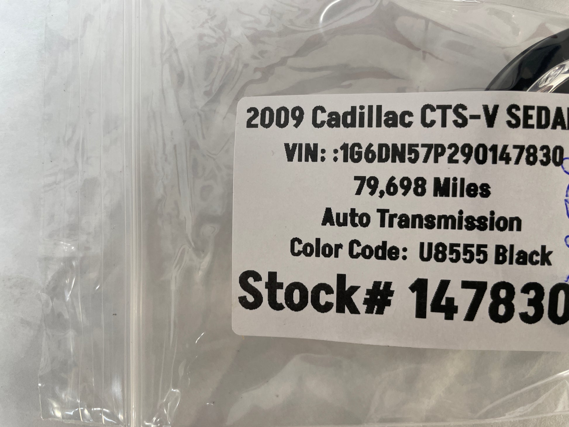 2009 Cadillac CTS-V Sedan Wheel Center Cap OEM - Day's Parts Yard