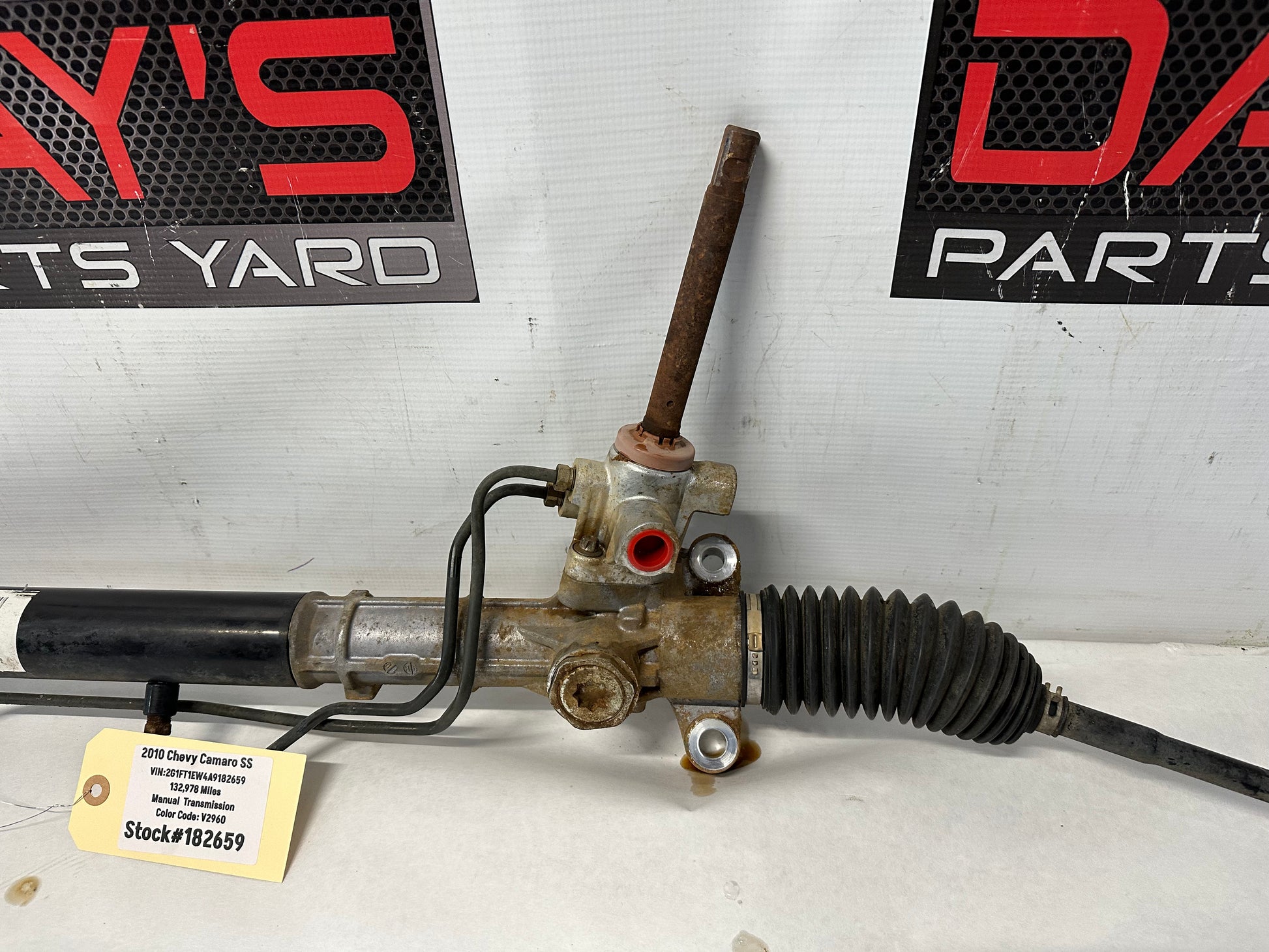 2010 Chevy Camaro SS Power Steering Rack and Pinion Gear Assembly OEM - Day's Parts Yard
