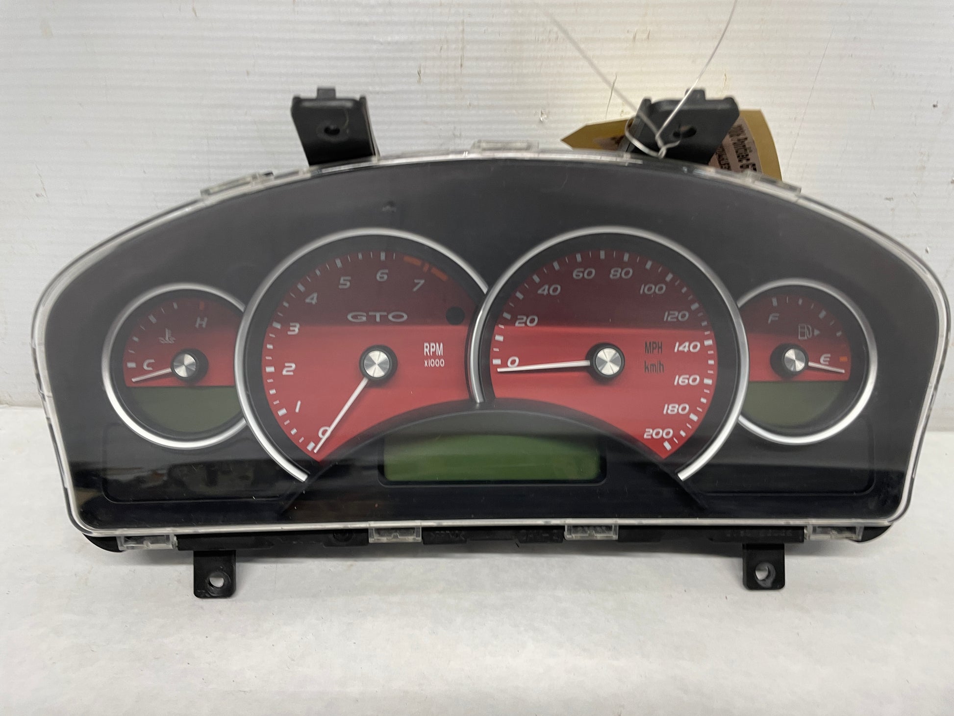 2006 Pontiac GTO Red Gauge Cluster Speedometer OEM - Day's Parts Yard