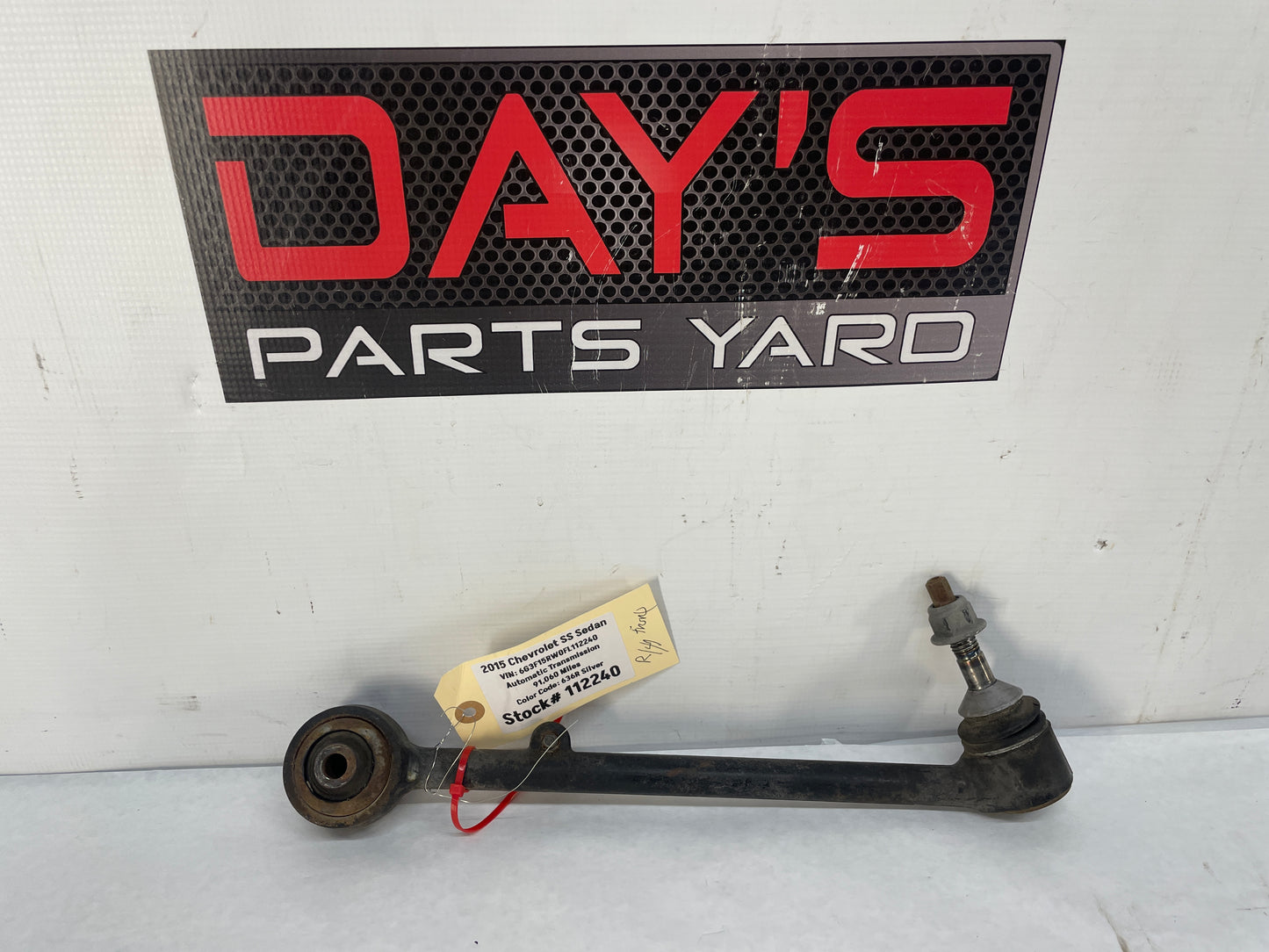 2015 Chevy SS Sedan RH Passenger Front Suspension Lower Rearward Control Arm Link OEM