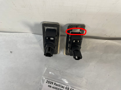 2009 Pontiac G8 GT RH & LH Trunk Deck Lid License Plate Tag Lights Lamps Housings OEM