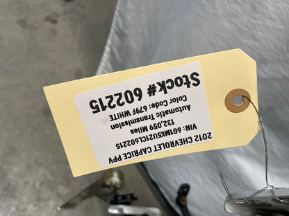 2012 Chevy Caprice PPV LH Driver Rear Exterior Door White OEM