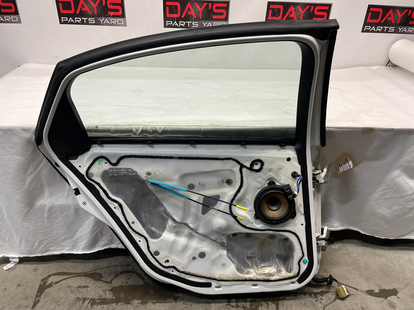 2012 Chevy Caprice PPV LH Driver Rear Exterior Door White OEM