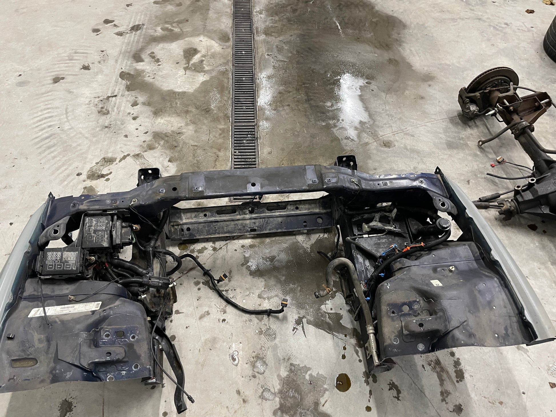 1998 Pontiac Firebird Formula Trans Am Radiator Core Support Frame Bracket OEM - Day's Parts Yard