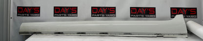 2012 Chevy Caprice PPV LH Driver Rocker Molding Side Skirt Panel Trim White OEM