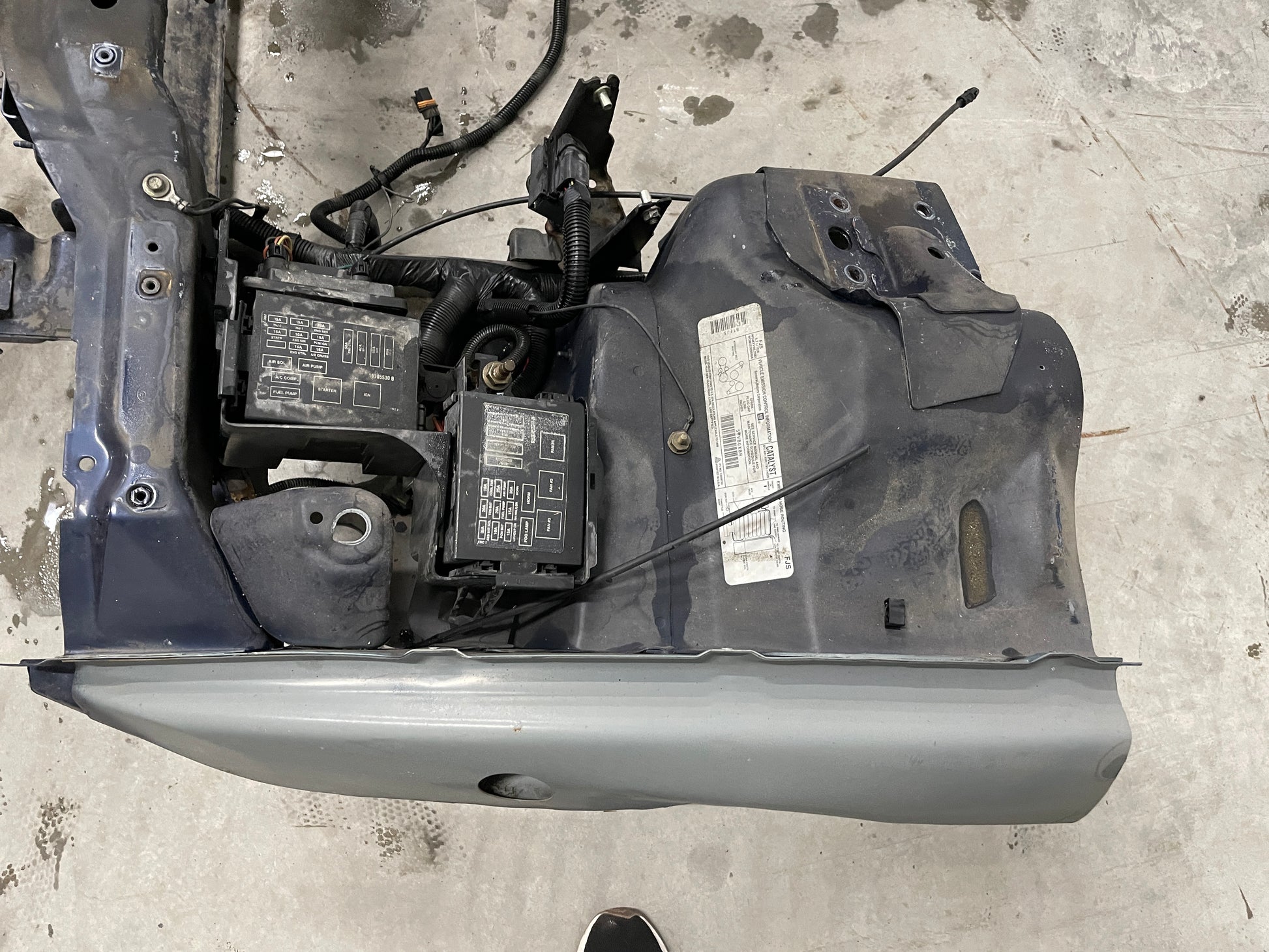 1998 Pontiac Firebird Formula Trans Am Radiator Core Support Frame Bracket OEM - Day's Parts Yard