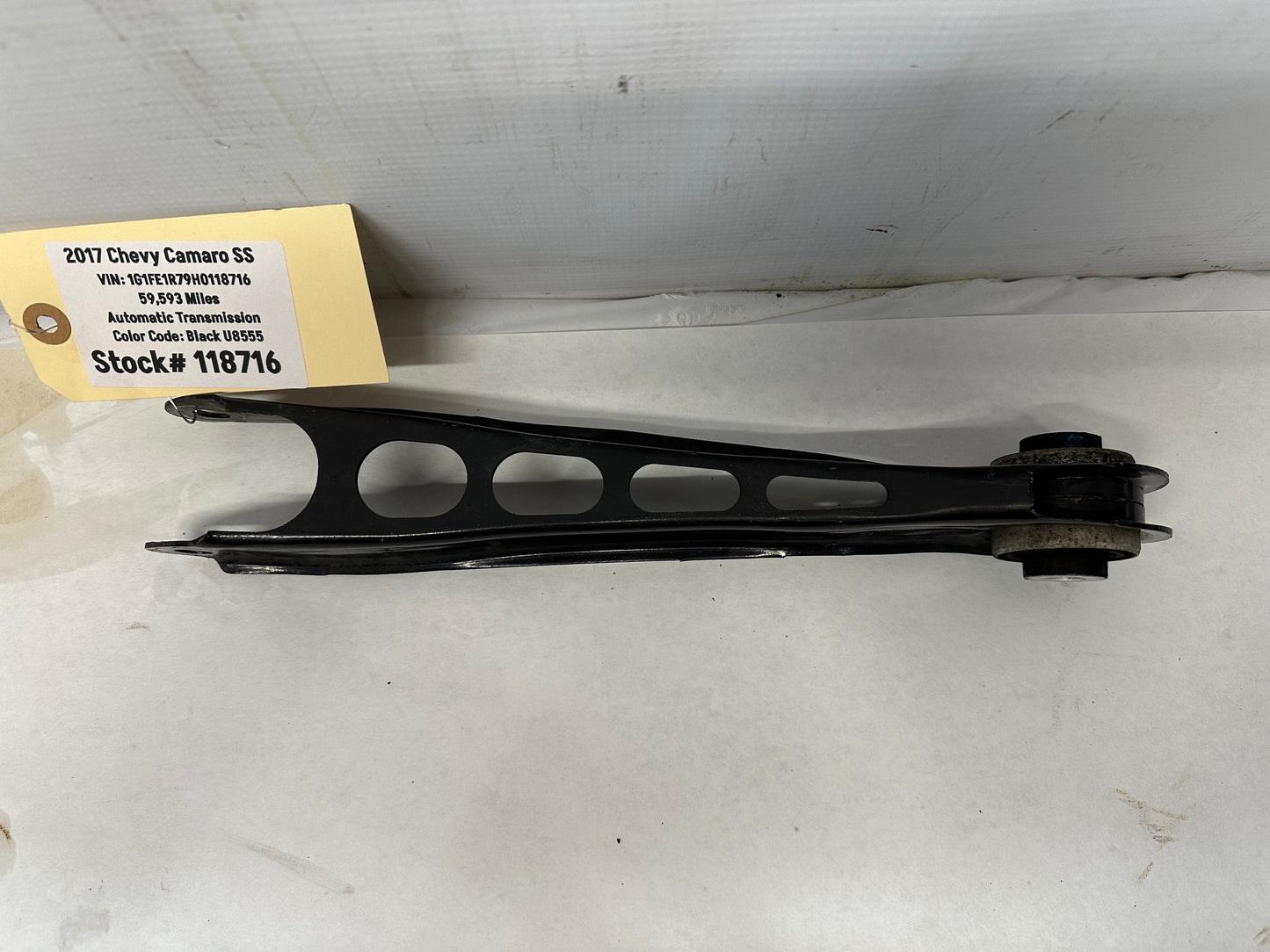 2017 Chevy Camaro SS LH Driver  Rear Control Trailing Drag Link Arm OEM - Day's Parts Yard