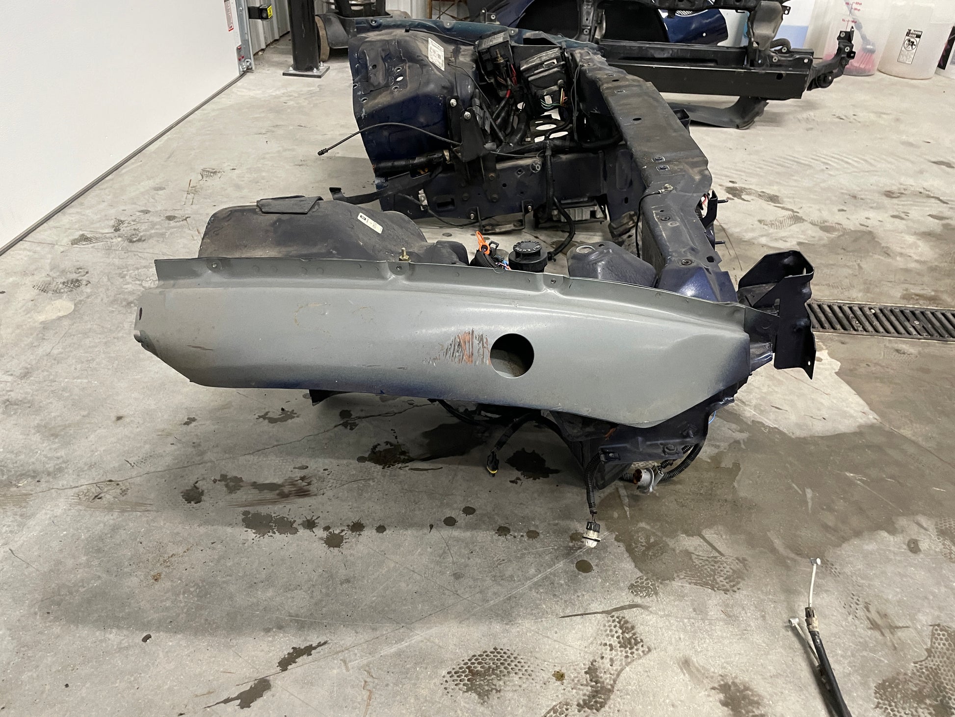 1998 Pontiac Firebird Formula Trans Am Radiator Core Support Frame Bracket OEM - Day's Parts Yard
