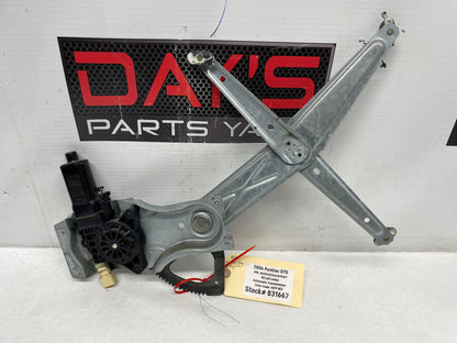 2006 Pontiac GTO RH Passenger Front Window Regulator w/ Motor OEM - Day's Parts Yard