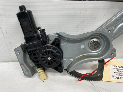 2006 Pontiac GTO RH Passenger Front Window Regulator w/ Motor OEM - Day's Parts Yard
