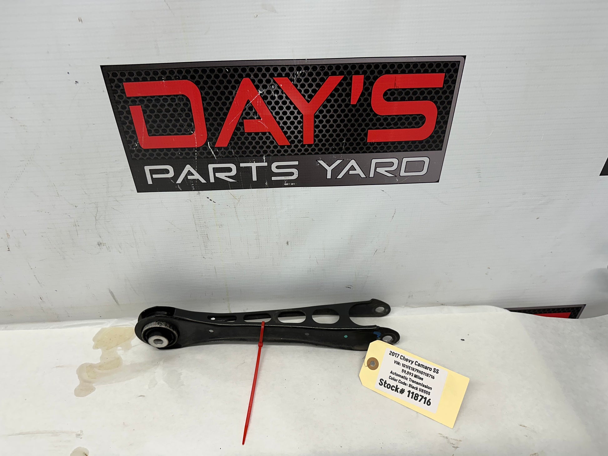 2017 Chevy Camaro SS RH Passenger Rear Control Trailing Drag Link Arm OEM - Day's Parts Yard