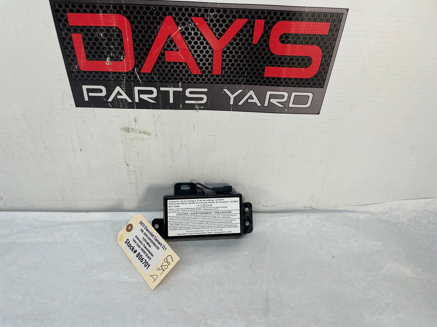 2013 Chevy Camaro ZL1 OnStar Battery Backup Control Module OEM - Day's Parts Yard