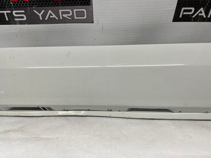 2012 Chevy Caprice PPV LH Driver Rocker Molding Side Skirt Panel Trim White OEM