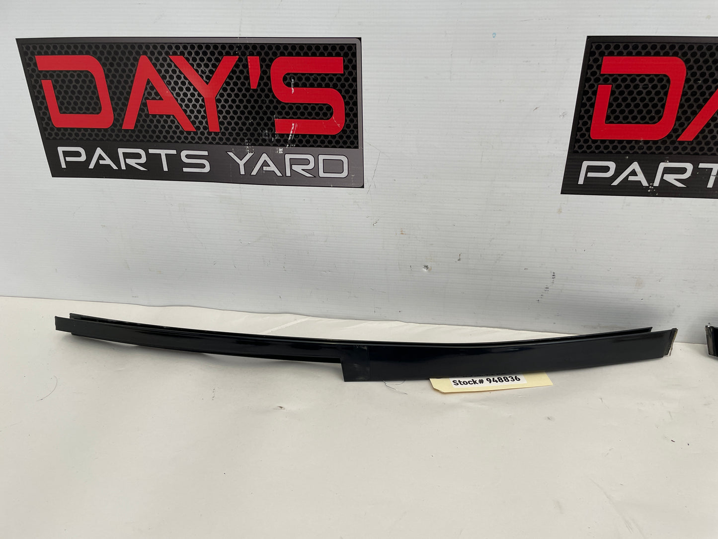 2014 Chevy SS Sedan Rear RH & LH Door Pillar Post Applique Trim Black OEM - Day's Parts Yard