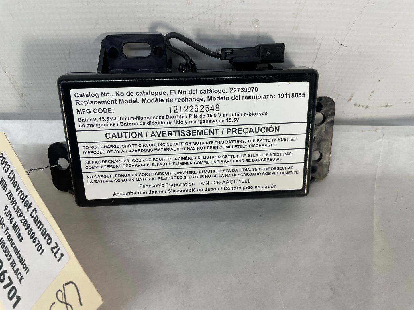 2013 Chevy Camaro ZL1 OnStar Battery Backup Control Module OEM - Day's Parts Yard