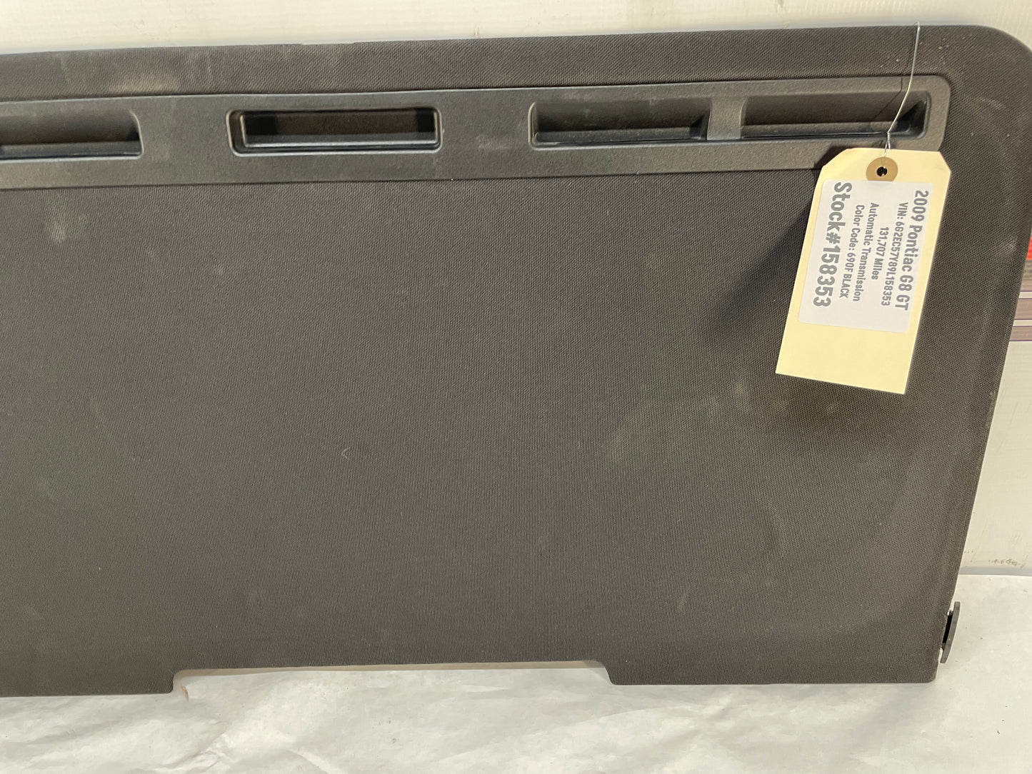 2009 Pontiac G8 GT Sunroof Sun Moon Shade OEM