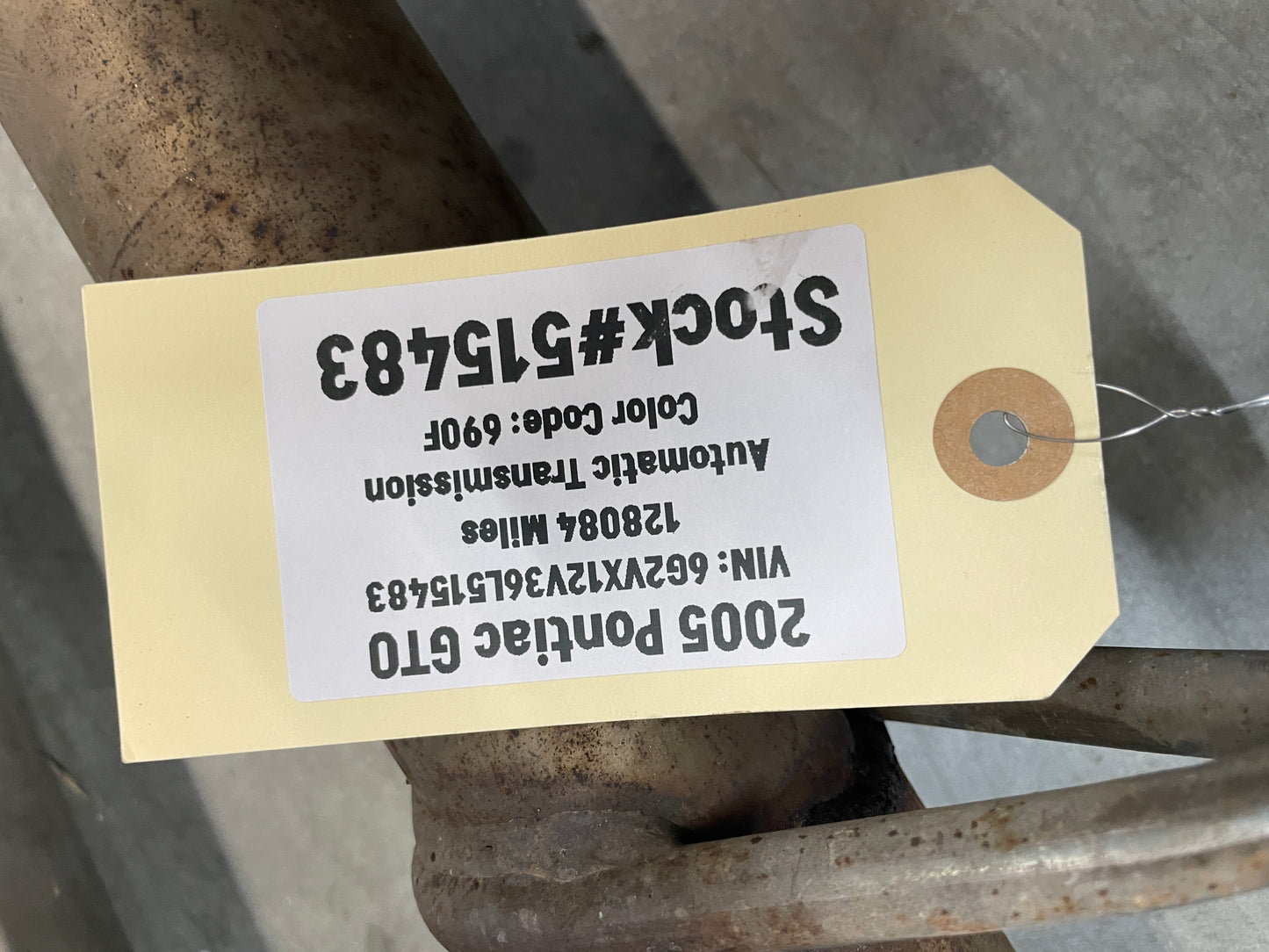 2005 Pontiac GTO Factory Exhaust OEM - Day's Parts Yard