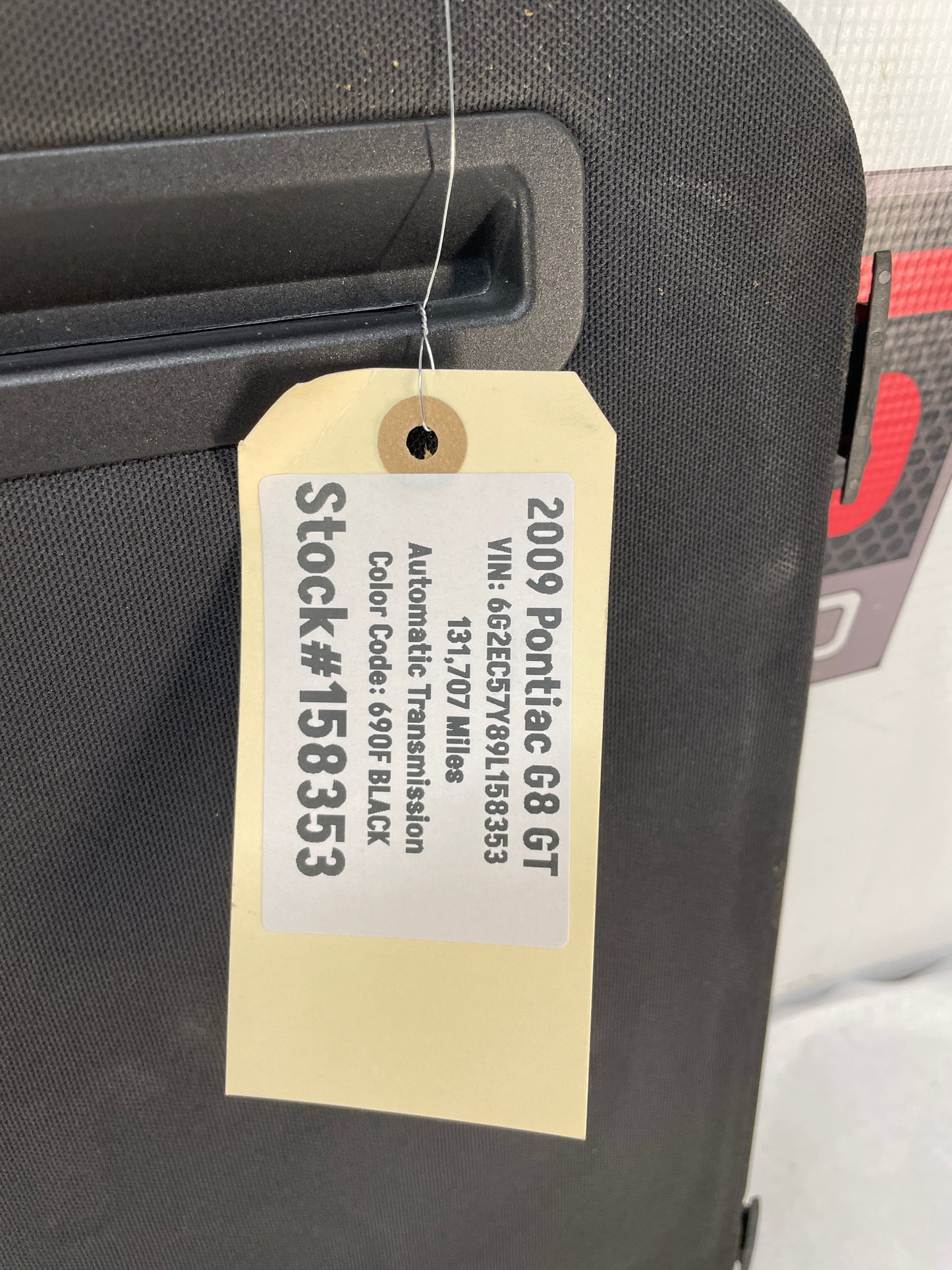 2009 Pontiac G8 GT Sunroof Sun Moon Shade OEM