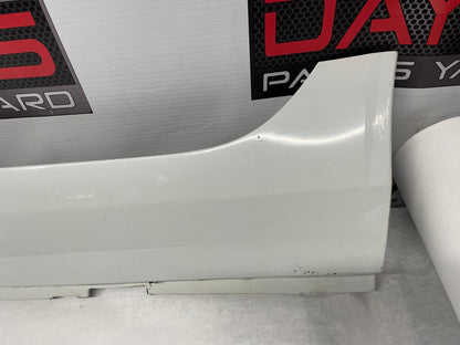2012 Chevy Caprice PPV LH Driver Rocker Molding Side Skirt Panel Trim White OEM