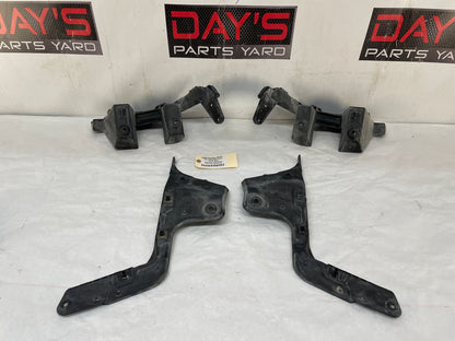 2009 Pontiac G8 GT Complete Rear Bumper Brackets Mounts Supports Guides Set OEM