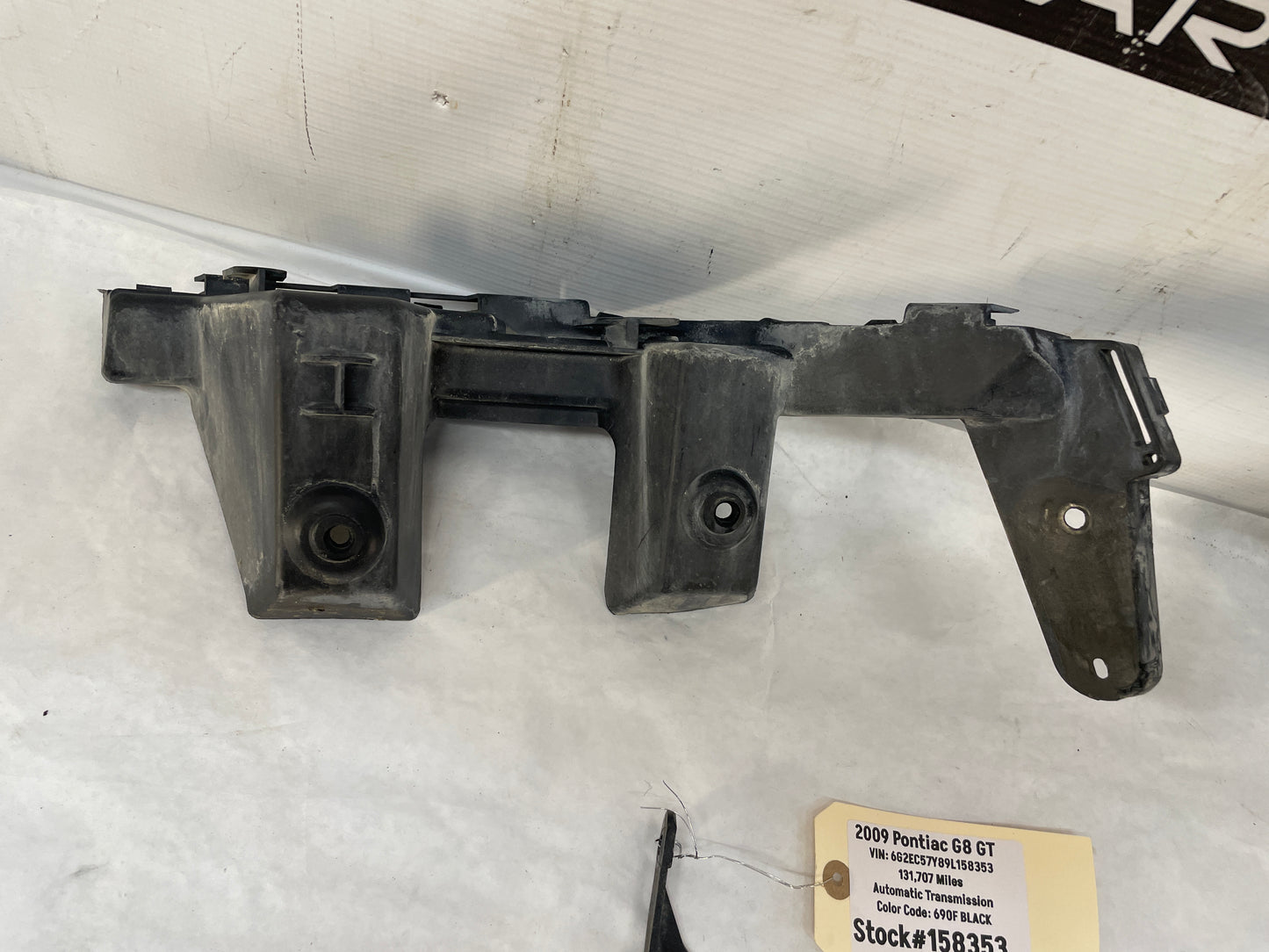 2009 Pontiac G8 GT Complete Rear Bumper Brackets Mounts Supports Guides Set OEM