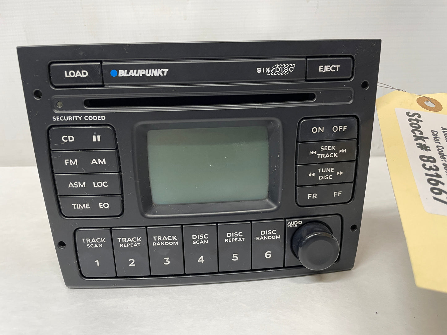 2006 Pontiac GTO Blaupunkt Radio Stereo 6 Disk CD Changer OEM - Day's Parts Yard