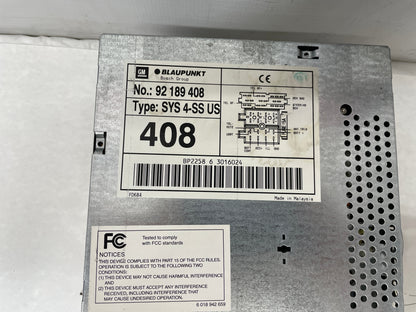 2006 Pontiac GTO Blaupunkt Radio Stereo 6 Disk CD Changer OEM - Day's Parts Yard