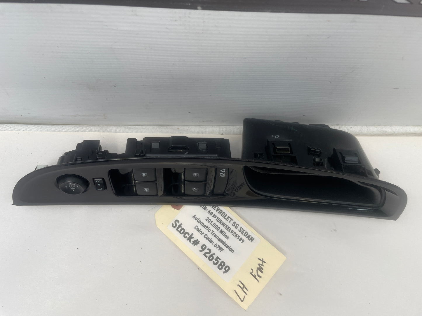 2014 Chevy SS Sedan Front LH Driver Master Window Switch OEM - Day's Parts Yard